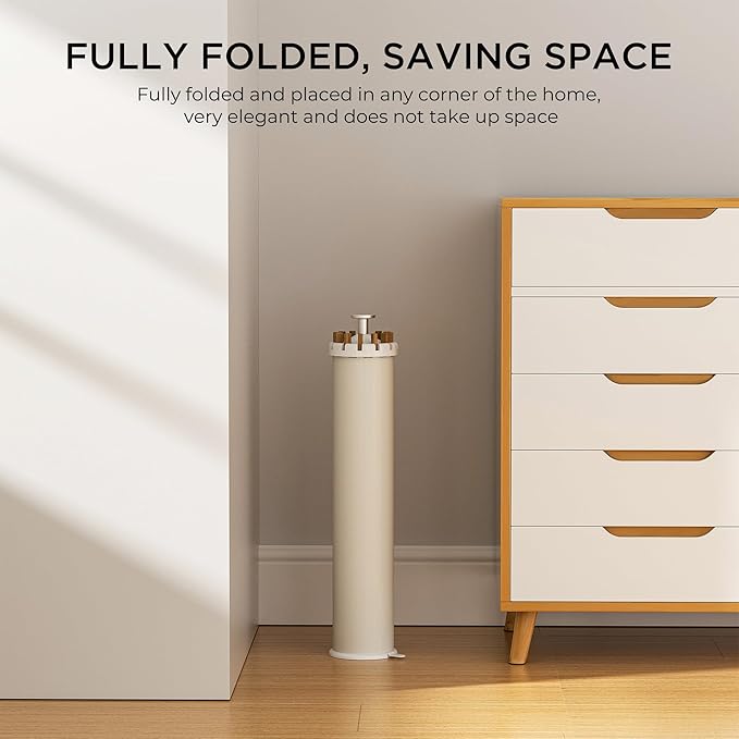 Tripod Clothes Drying Rack, Garment Rack Portable and Foldable Space Saving - Image 5