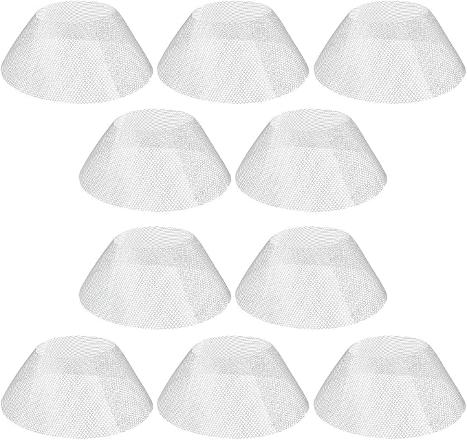 10 Pcs Round Range Hood Filters Filter Replacement Grease Net by YOLUFER