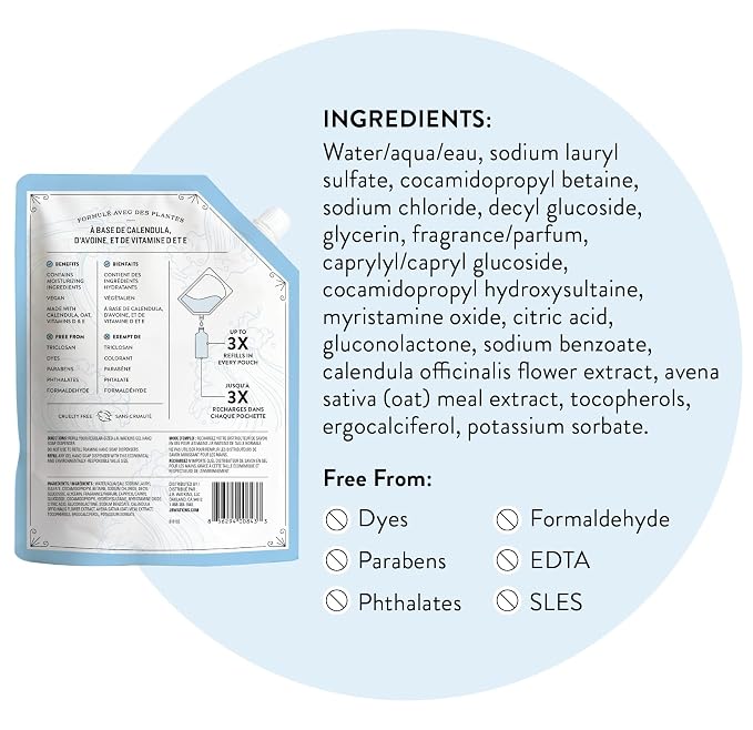 J.R. Watkins Gel Hand Soap Refill Pouch, Scented Liquid Hand Wash - Image 6