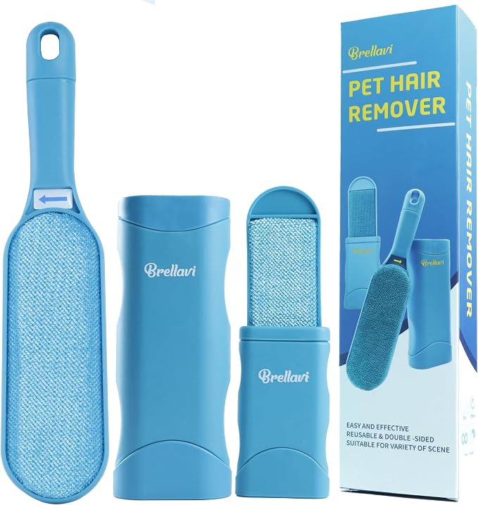Pet Hair Remover for Clothes: Reusable Dog Cat Fur Lint Removal Brush for - Image 7