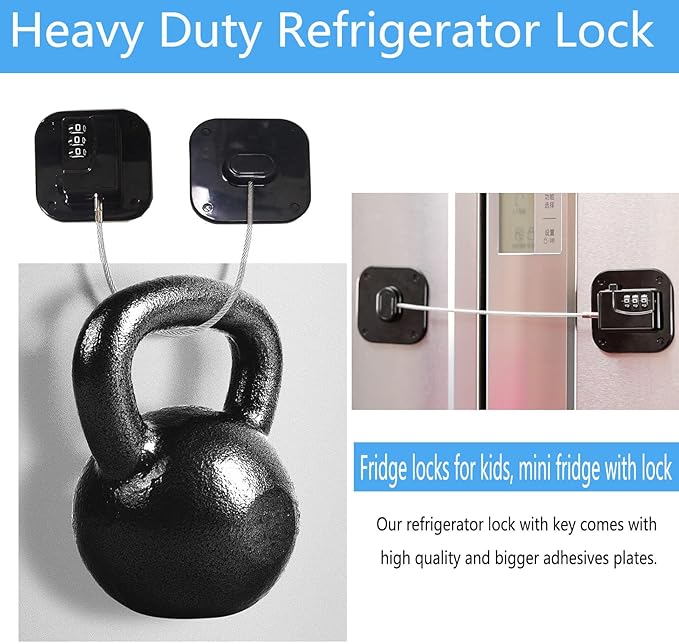 YEYA Upgraded Refrigerator Door Lock - Image 2