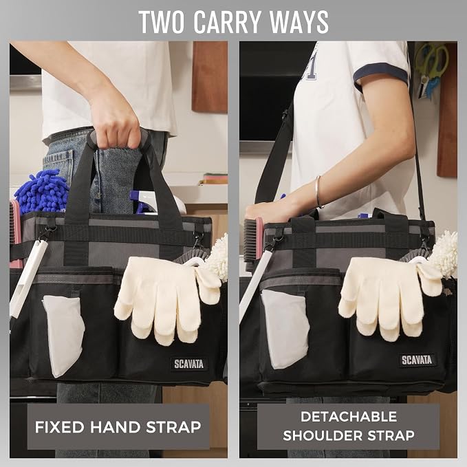Compact Wearable Cleaning Caddy, Small Cleaning Caddy Supplies Organizer - Image 6