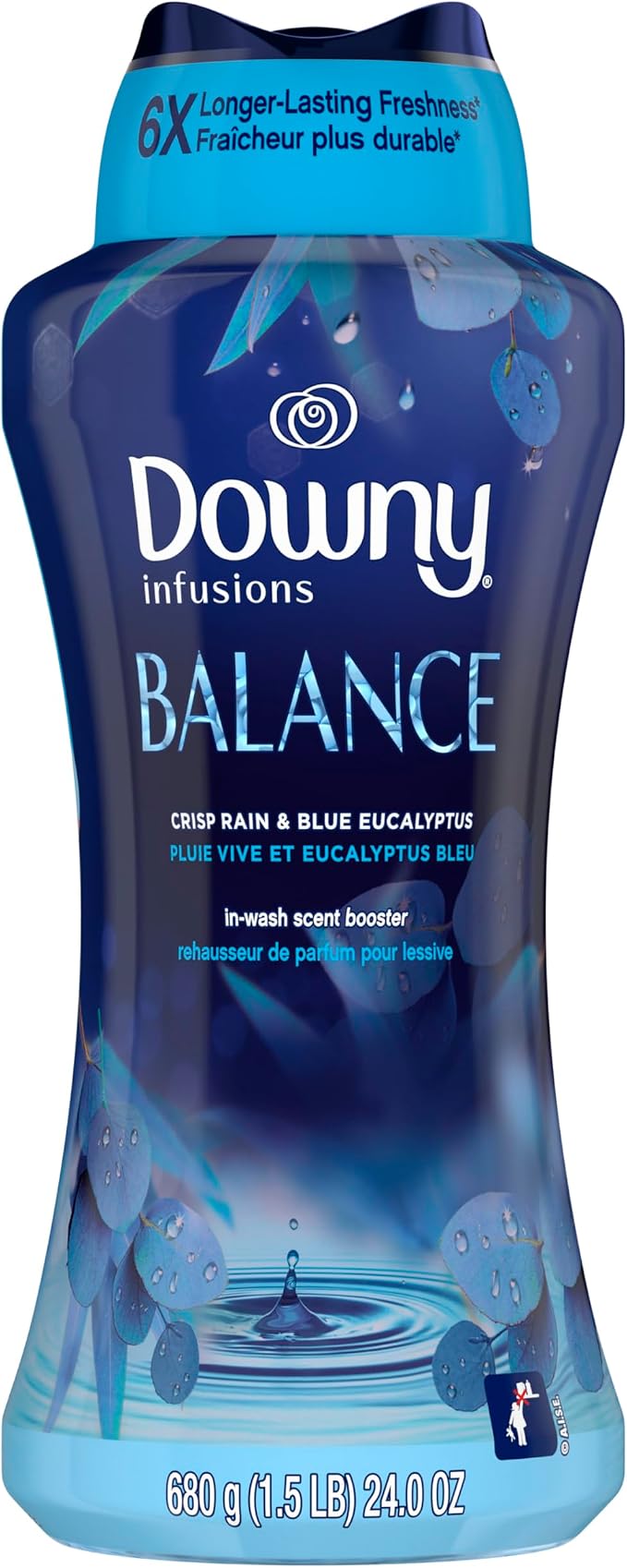Downy Infusions In-Wash Laundry Scent Booster Beads, Crisp Rain and Blue by Downy
