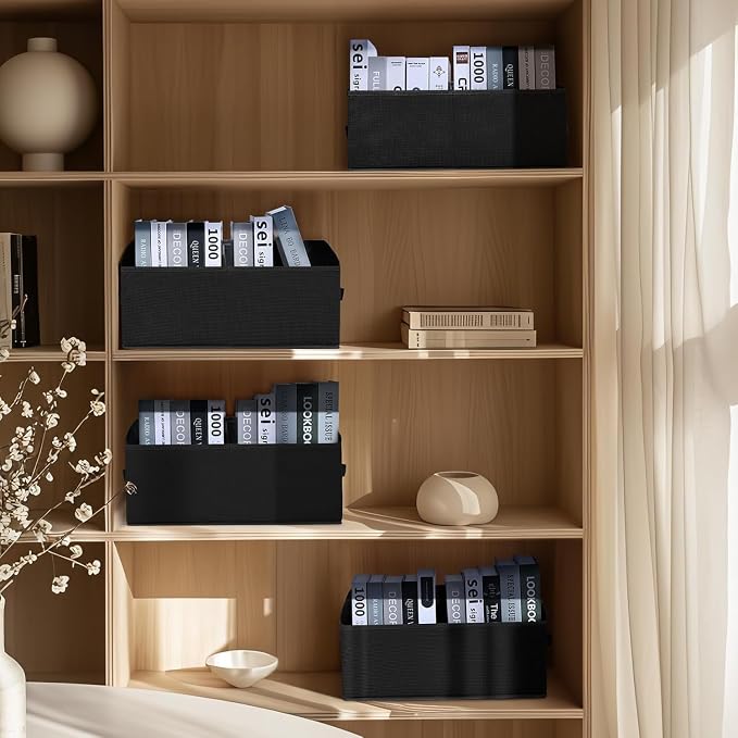DIMJ Closet Storage Bins, 6 Pack Storage Baskets - Image 3