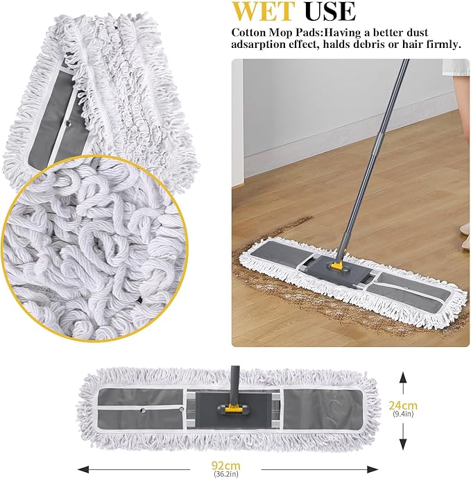 Masthome 36" Commercial Mop, Heavy Duty Industrial Floor Mop - Image 7