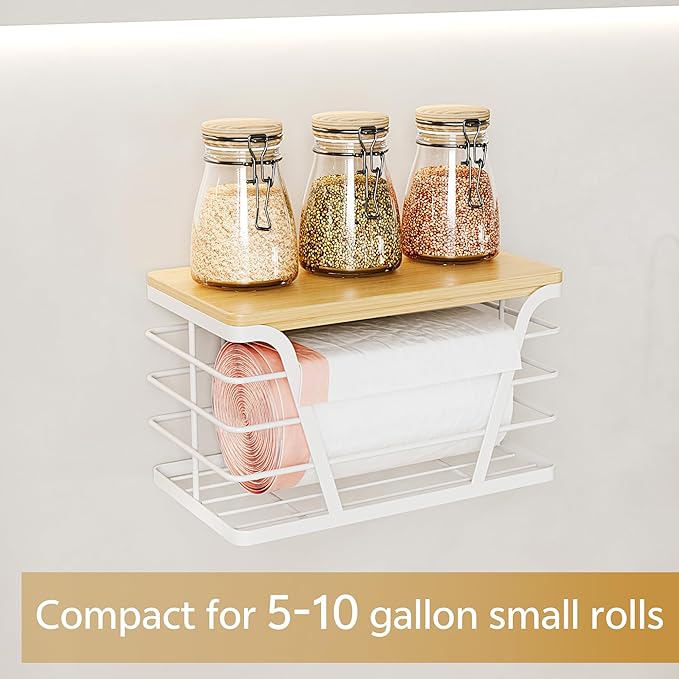 Small Grocery Bag Holder, Trash Bag Dispenser - Image 2