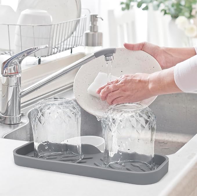 Silicone Bathroom Soap Dishes, Sponge Holder - Image 5
