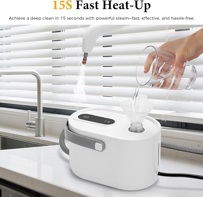Kuvictewl Steam Cleaner All-in-One Kit, Chemical-Free Steamer - Image 4