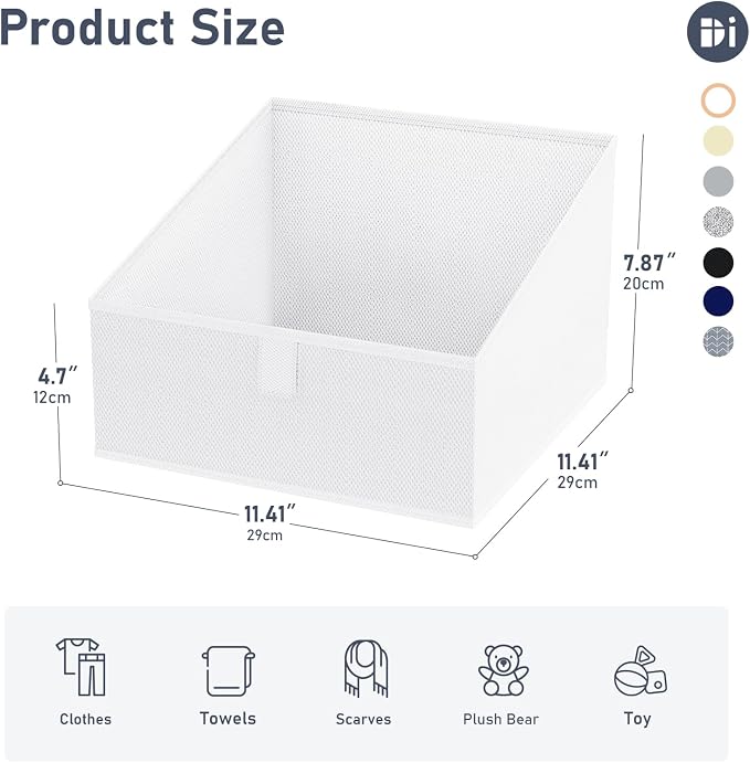 DIMJ Closet Storage Bins 6 Pack - Image 2