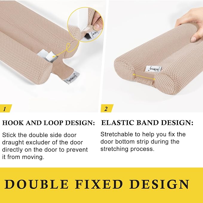 fowong Door Draft Stopper 30" to 36" Adjustable Draft Stopper - Image 4
