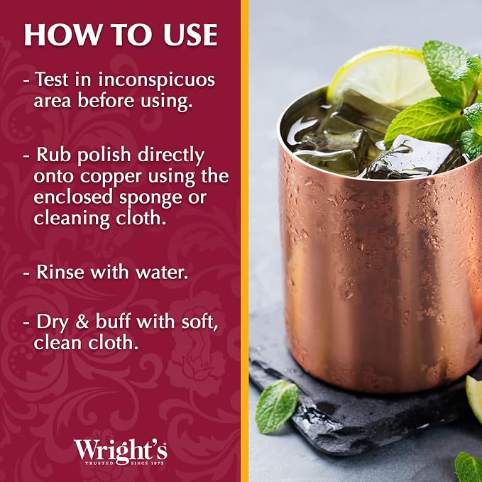 Wright's Copper and Brass Cream Cleaner - Image 6