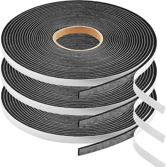 Seal Foam Tape, 1/4 Inch W x 1/16 Inch T Weather Stripping by YIJUHOU