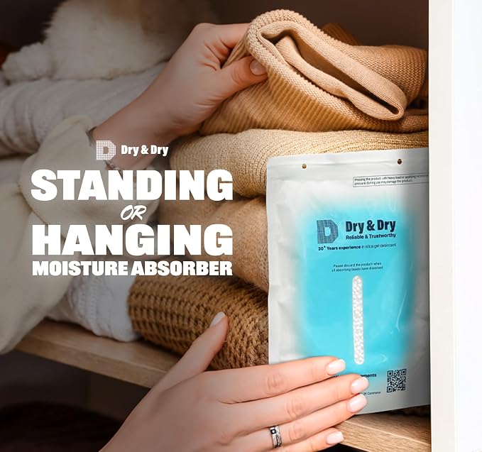 Dry & Dry 100 Packs Hybrid Moisture Absorbers & Musty Odor Eliminator - Image 2
