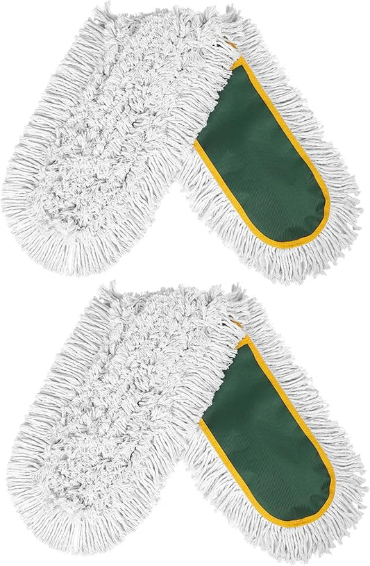 BUVE 36'' Commercial Industrial Dust Mop Replacement Heads, 2 Pack Strength by BUVE
