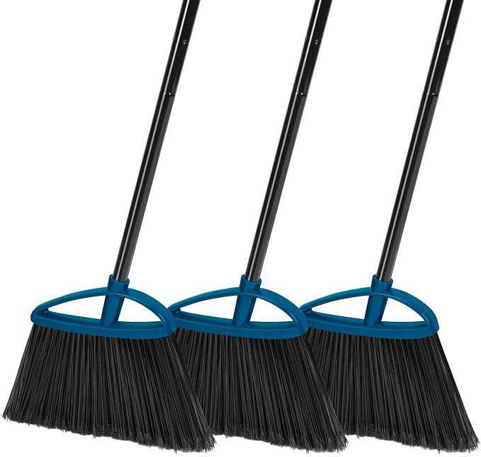 MAVRIZ 3 Pack Heavy Duty Broom Outdoor by MAVRIZ