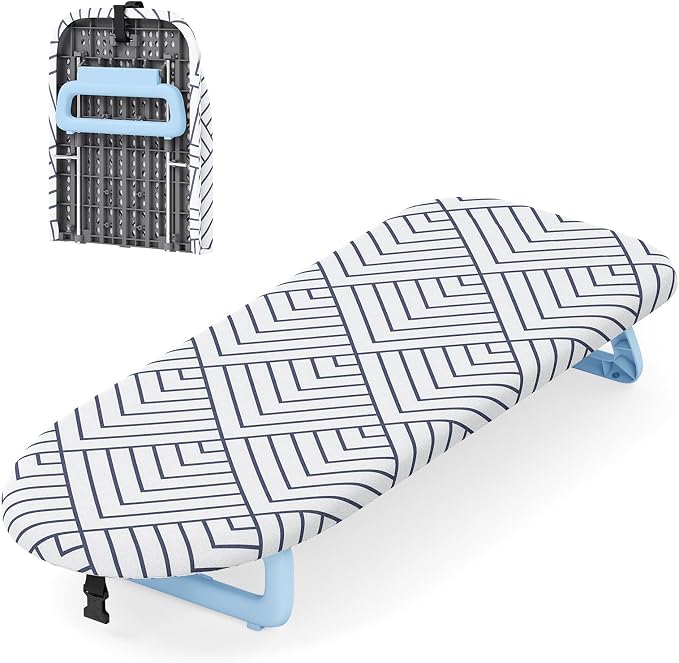 Small Ironing Board Tabletop, Foldable Mini Ironing Board, Table top Ironing by APEXCHASER