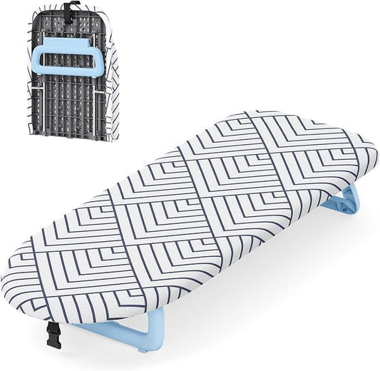 Small Ironing Board Tabletop, Foldable Mini Ironing Board, Table top Ironing by APEXCHASER