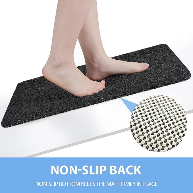 Non-Slip Bathtub Mat, Anti Slip Shower Mat, Fast Drying Bathtub Mats, Foot - Image 3