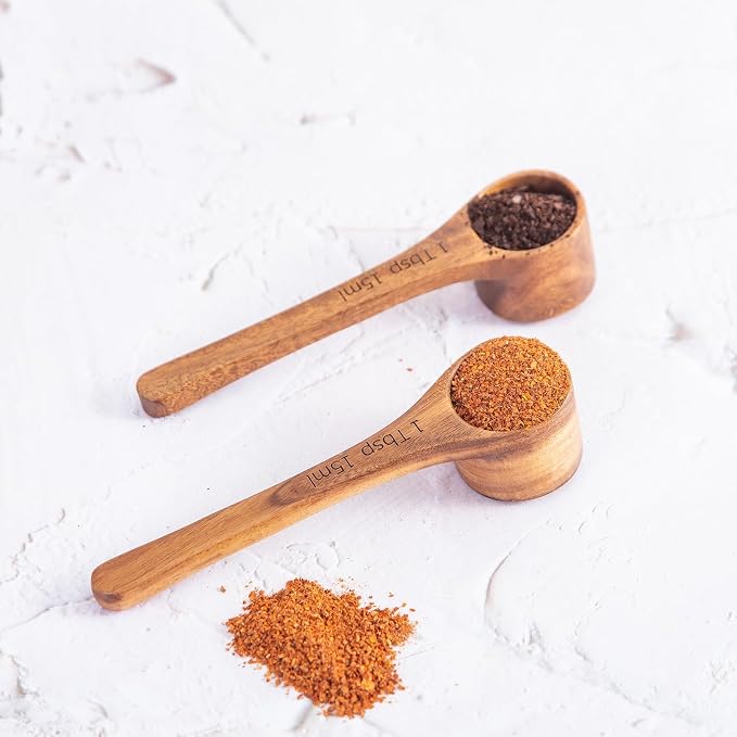 Wooden Coffee Scoop Wooden Measuring Spoons, 5.5 Inch Measuring Scoop Wooden - Image 8
