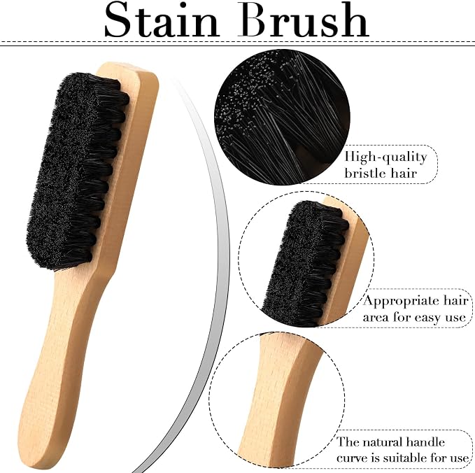 3 Pcs Laundry Stain Brush Soft Bristle Brush Velvet Furniture - Image 3