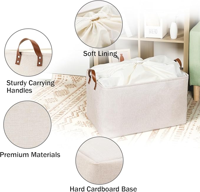 DULLEMELO Beige Storage Baskets - Image 7