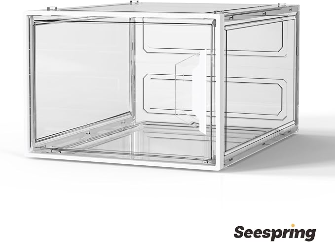 Shoe Storage Boxes Fit Size 13, Shoe Rack & Holder Sneaker Container, Thicken & - Image 5