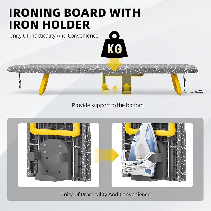 Small Ironing Board Tabletop, Foldable mini Ironing Board, Table top Ironing - Image 3