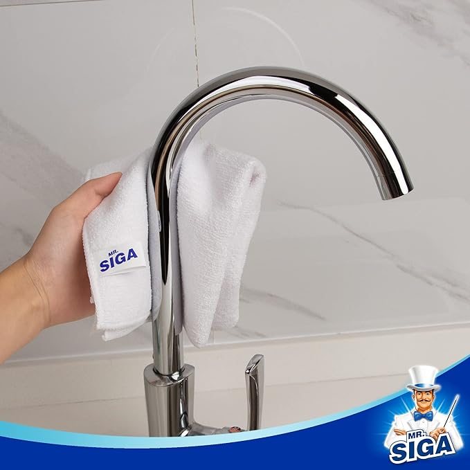 MR.SIGA Microfiber Cleaning Cloth, All-Purpose Microfiber Towels, Streak Free - Image 4