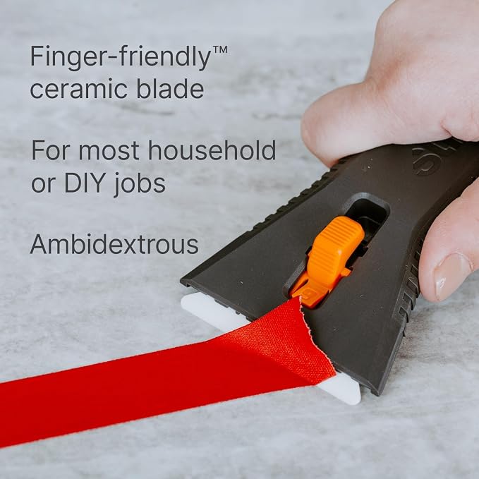 Slice 10591 Manual Utility Scraper, Locking Ceramic Blade, Rust Free, Finger - Image 5