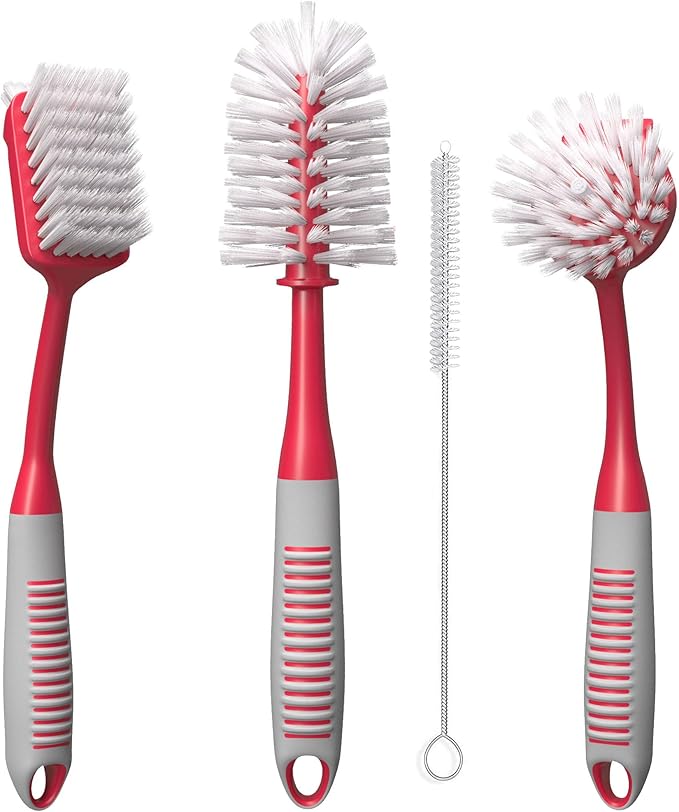 Dish Brush Set of 4 by TrazonProducts