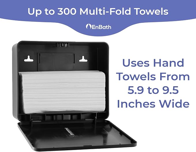 Multifold Paper Towel Dispenser Wall Mount, Folded Hand Towel Dispenser - Image 3