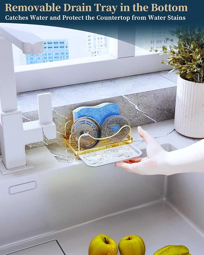 Consumest Sponge Holder for Kitchen Sink - Image 4