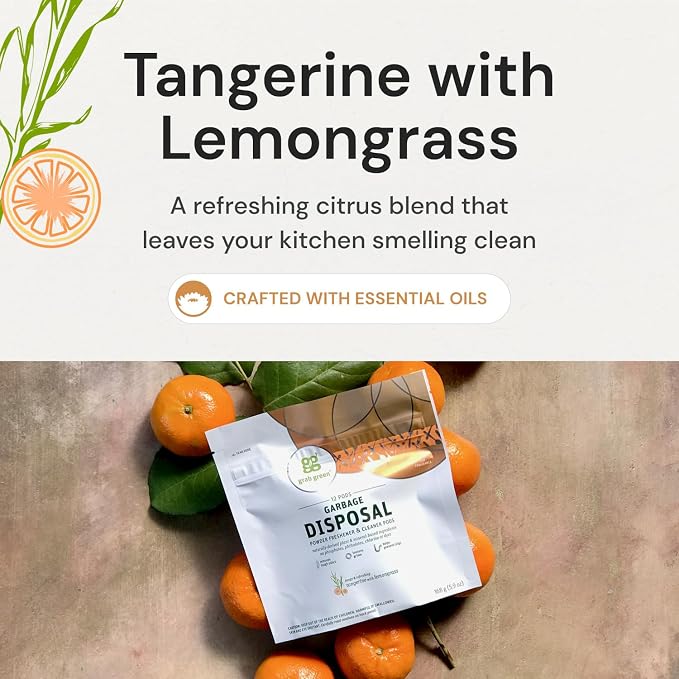 Grab Green Garbage Disposal Freshener and Cleaner Pods, Thyme - Image 6
