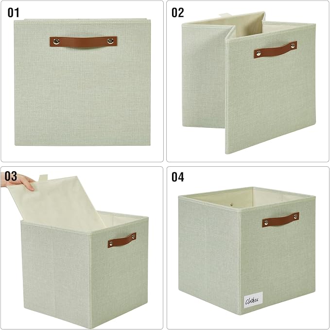 Collapsible Fabric Storage Cube Bins - Image 6