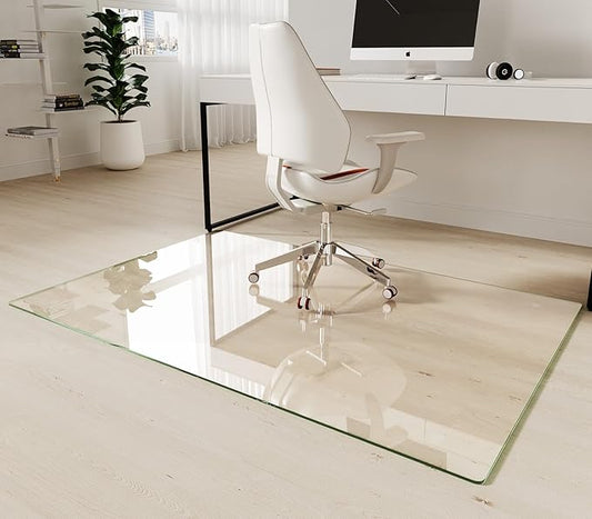 Koonmi Tempered Glass Chair Mat 40"x60" by KOONMI