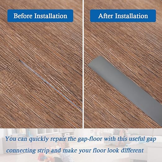 Floor Transition Strip Self Adhesive Floor Cover Strips Laminate 2" Wide Vinyl - Image 4
