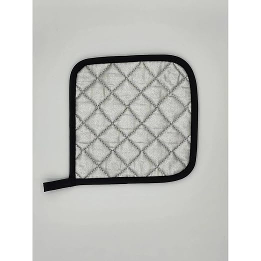 Intedge 317S Pot Holder, Heat Resistant to 400°F, 7x7 Square Hot Pad, Quilted by Unknown
