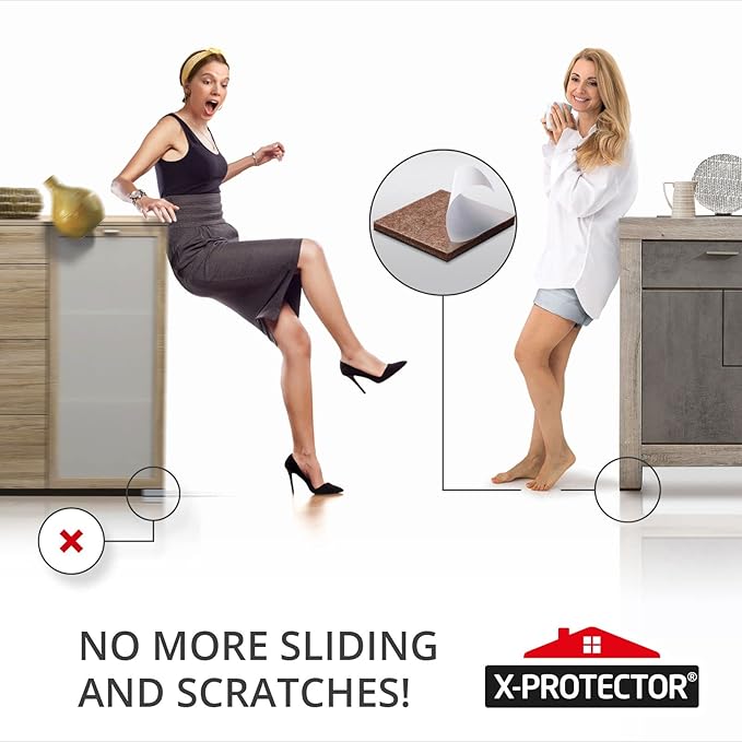 X-PROTECTOR Non Slip Furniture Pads – 24 pcs Premium Furniture Grippers 2"! - Image 6