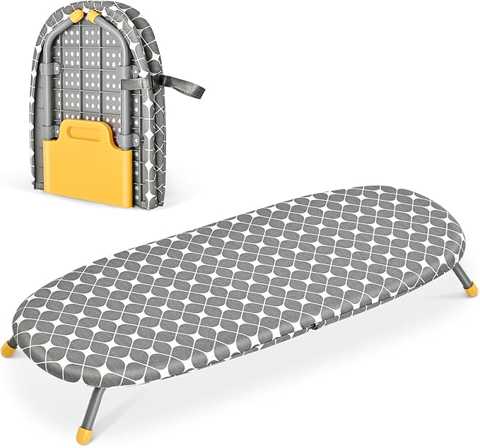 APEXCHASER Foldable Ironing Board, Tabletop Small Board by APEXCHASER