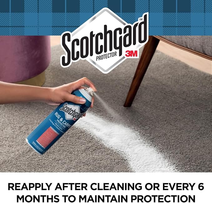Scotchgard Rug & Carpet Protector, Carpet & Rug Protector Blocks Stains During - Image 5