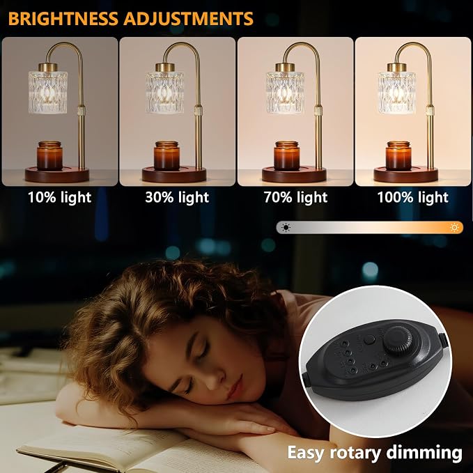 Candle Warmer Lamp with Dimmer and Timer, Home Decor Lamp - Image 6