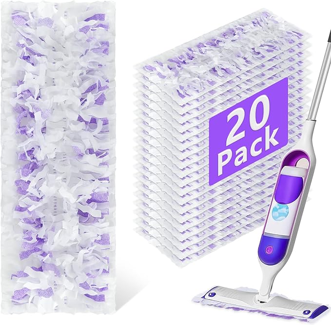 20 Pack Power Mop Refills Pad Compatible by DOCXCDO