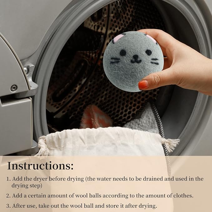 Dryer Balls Laundry Reusable - Image 3