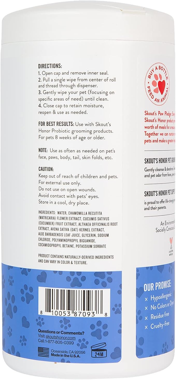 SKOUT'S HONOR Pet Grooming Wipes - Image 3
