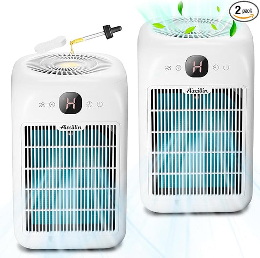 Air Purifiers for Home Bedroom Large Room, Powerful DC Motor Covers Up to 908 by Aircillin