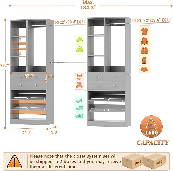 Closet System, Walk-in Closet System