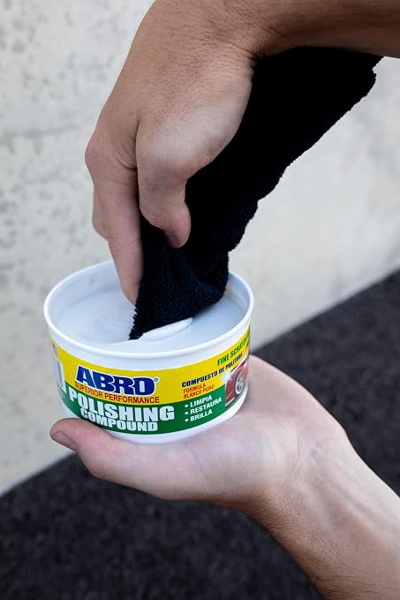 ABRO Superior Performance Polishing Compound, 10 oz., High-tech Shine Car