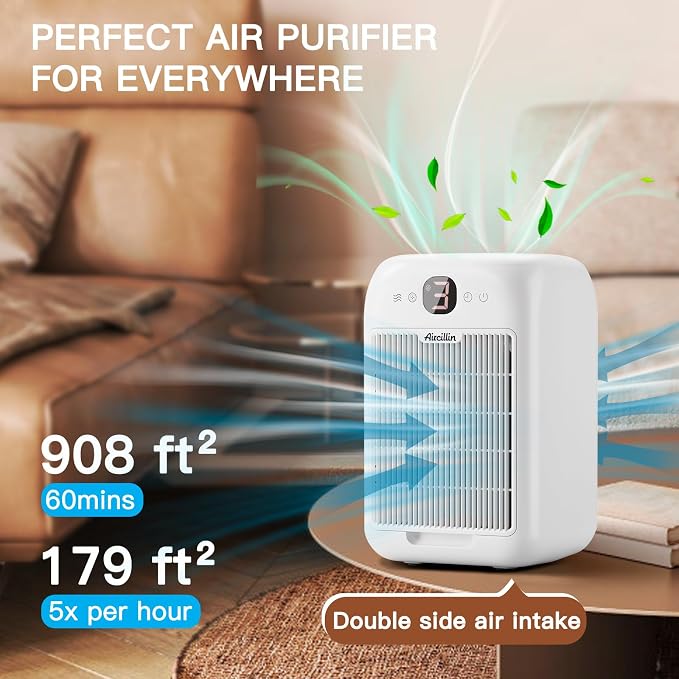 Air Purifiers for Home Bedroom Large Room, Powerful DC Motor Covers Up to 908 - Image 7
