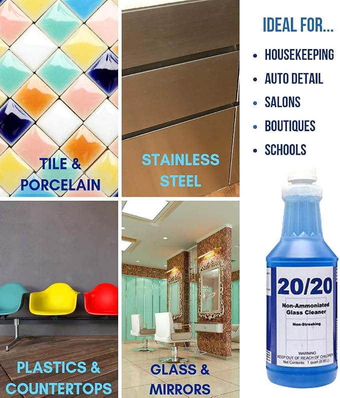 20-20 Non-Streaking, Non-Ammoniated Glass Cleaner - Image 3