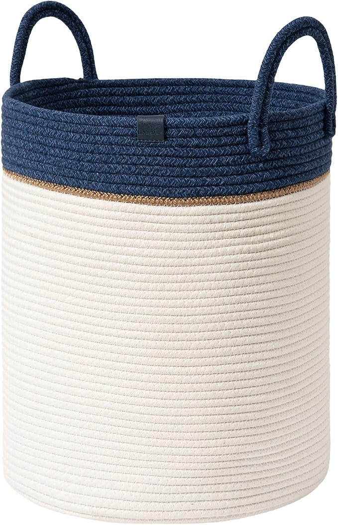 LA JOLIE MUSE Woven Basket Rope Storage Baskets by LaJol%C3%ADeMuse